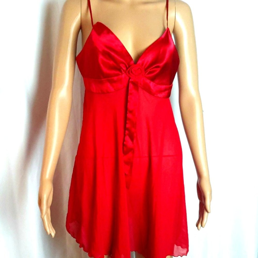 Victoria's Secret  Babydoll Red Size M